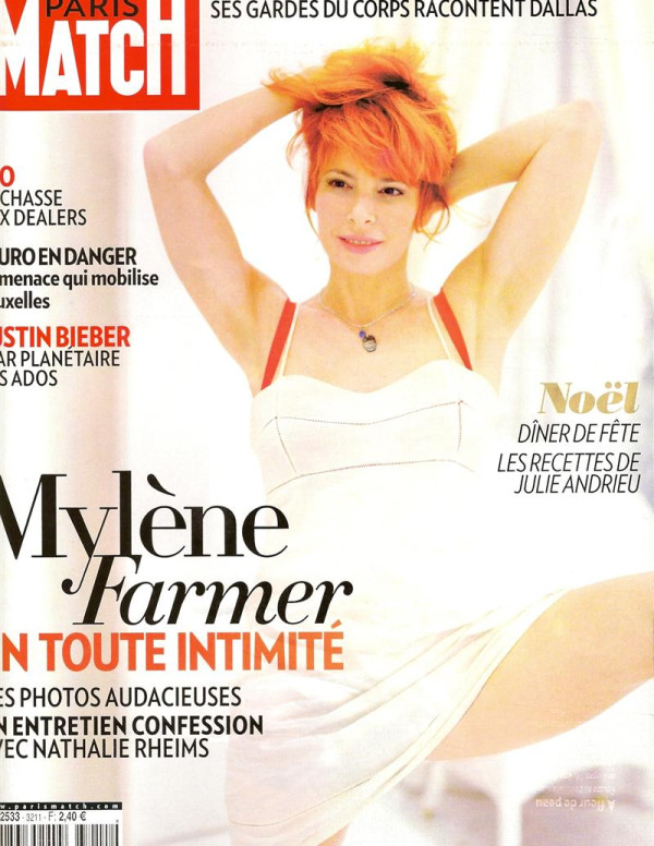 Mylène Farmer Sexy Dans Paris Match